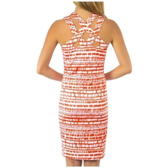 Gretchen Scott Hotsie Totsie Cypher Coral Dress - Picture 2 of 12